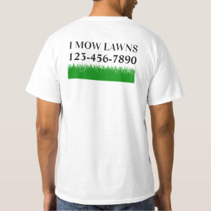 Simple Lawn Mowing Uniform Work Shirts