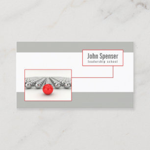 Simple Leadership School Business Card
