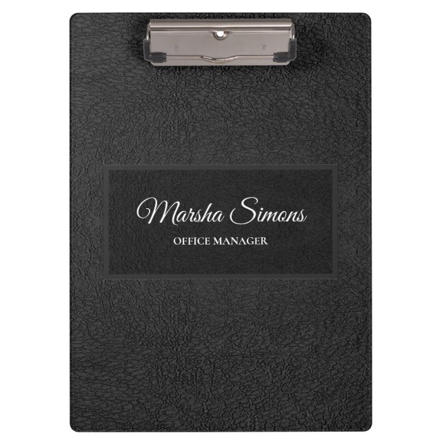 Simple Leather Clipboard (Front)