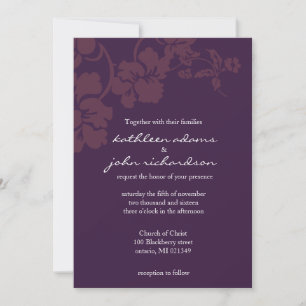 Simple Leaves Invitation