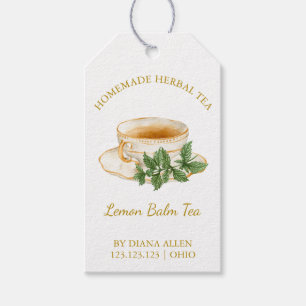 Simple Lemon Balm Tea Hang Tag