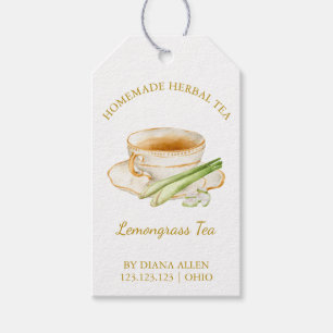 Simple Lemongrass Tea Hang Tag 