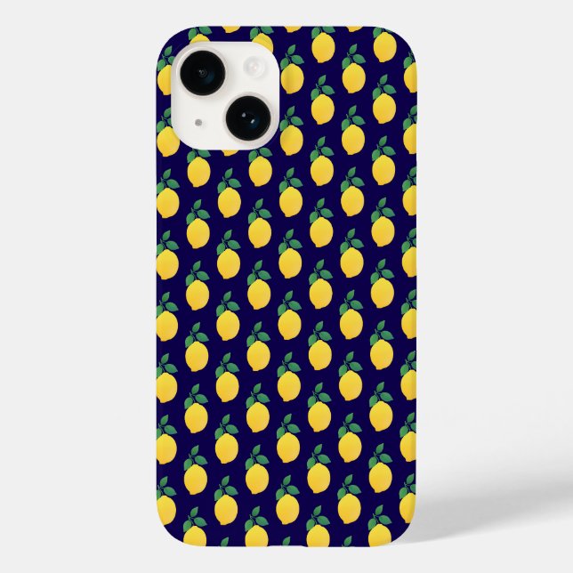 Simple Lemons Case-Mate iPhone Case (Back)