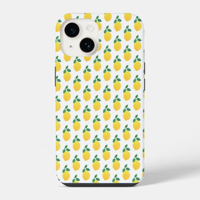 Simple Lemons iPhone Case (Back)