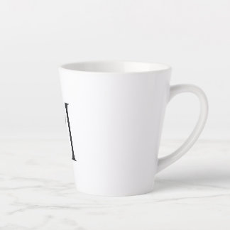 Simple letter mugs