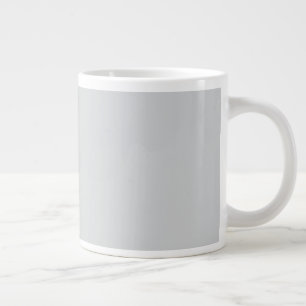 Simple Light Grey Large Coffee Mug