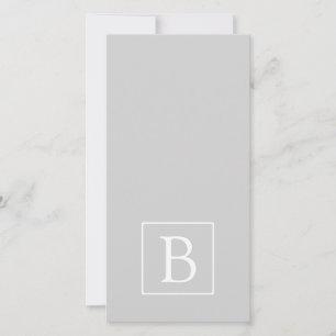 Simple Light Grey Monogram