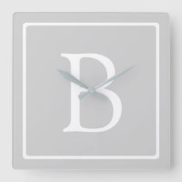 Simple Light Grey Monogram