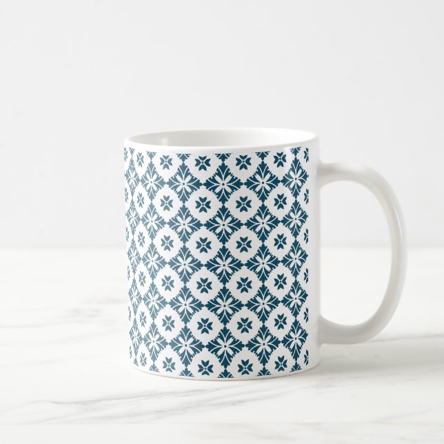 Simple lily pattern coffee mug (Right)