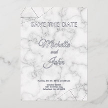 Simple Line Colour Wedding Invitation