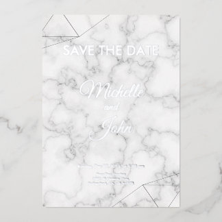 Simple Line Colour Wedding Invitation 