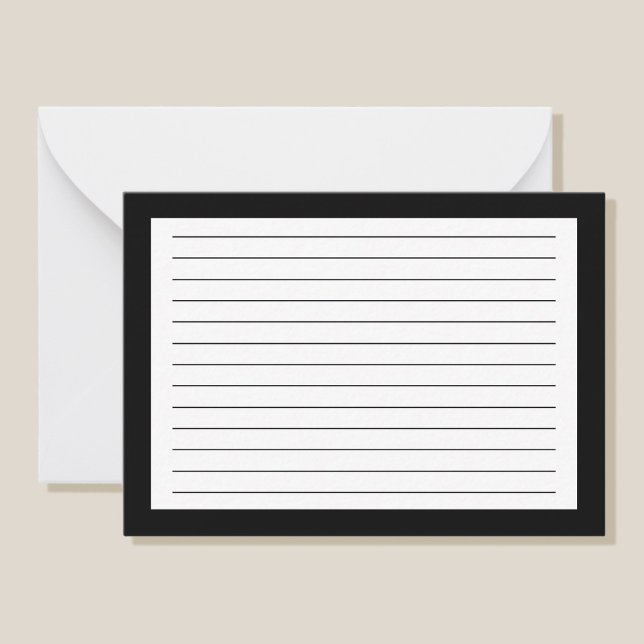 Simple Line Ruled Index Study Card (Creator Uploaded)