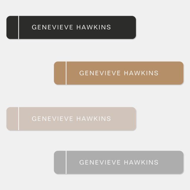 Simple Lined Name Labels (Group)