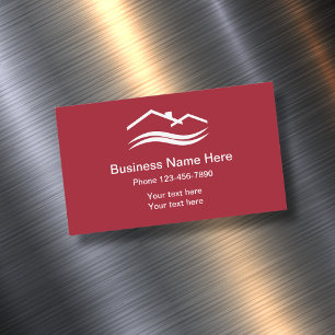 Simple Local Home Services Magnetic Business Card