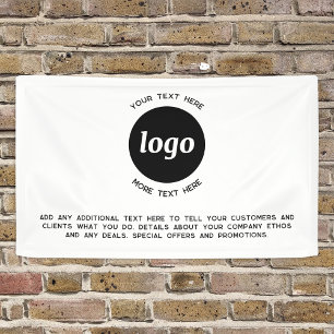 Simple Logo and Text Business Banner