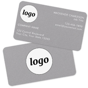 Simple Logo and Text Business Card
