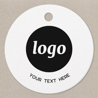 Simple Logo and Text Business Price Tags