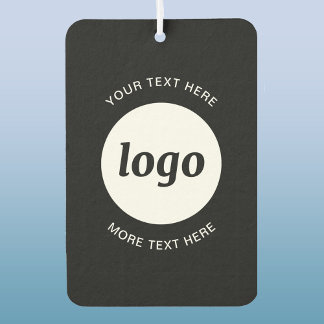Simple Logo and Text Business Promotional Car Air Freshener