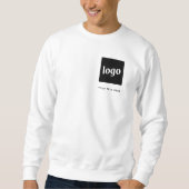 Simple Logo and Text Business Promotional Sweatshirt (Front)