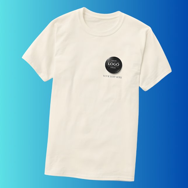 Simple Logo and Text Business T-Shirt (Creator Uploaded)
