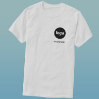 Simple Logo and Text Business T-Shirt