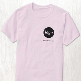 Simple Logo and Text Business T-Shirt