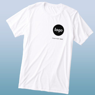 Simple Logo and Text Business T-Shirt Tri-Blend Shirt