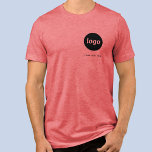 Simple Logo and Text Business T-Shirt Tri-Blend Shirt<br><div class="desc">Promote your business in style with this clean and customisable t-shirt, perfect for team events, trade shows, or everyday branding. Upload your logo, add your custom text, and create a professional look that puts your brand front and centre. A smart, affordable way to boost visibility while keeping it simple and...</div>