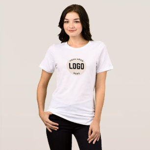 Simple Logo and Text Business T-Shirt Tri-Blend Shirt