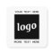 Simple Logo and Text QR Code