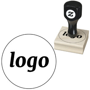 Simple Logo Branding Business Promotional Rubber Stamp