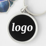 Simple Logo Branding Promotional Business Key Ring<br><div class="desc">Showcase your brand with this sleek, minimalist logo design for professional visibility. Featuring a clean layout that highlights your logo, it’s ideal for offices, corporate events, trade shows, conferences, and everyday brand presence. A simple, polished way to keep your branding front and center. Minimalist and professional. Great for employee branding,...</div>