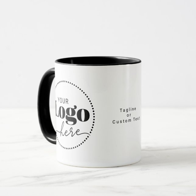 Simple Logo Branding Promotional Business Mug (Front Left)