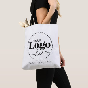 Simple Logo Branding Promotional Business Tote Bag
