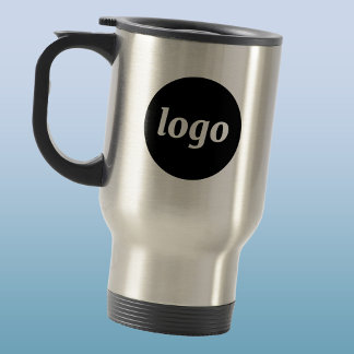 Simple Logo Business Branding Promotional Travel Mug
