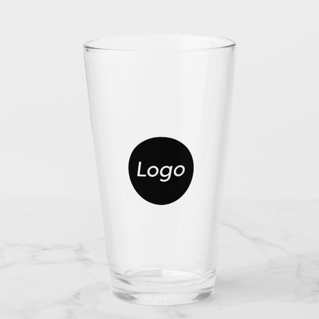 Simple Logo business Glass (Front)