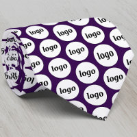 Simple Logo Business Pattern Plum Purple