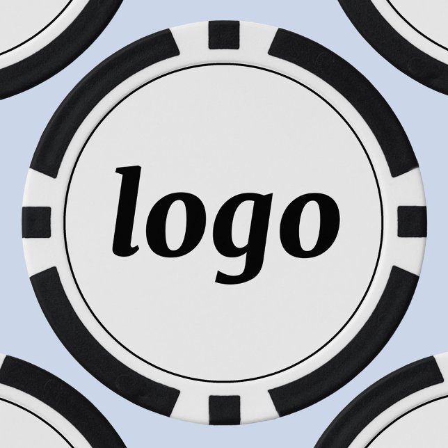 Simple Logo Business Promotional Branding Poker Chips (Simple logo business branding promotional poker chip)