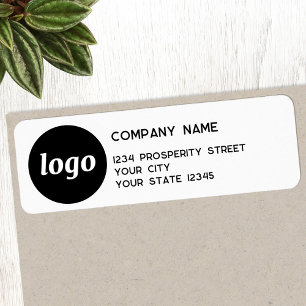 Simple Logo Company Return Address