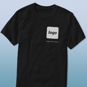 Simple Logo Crest with Text Business T-Shirt