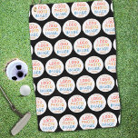 Simple Logo or Photo Repeating Pattern Golf Towel<br><div class="desc">Create your own custom colour golf towel with your logo or precropped photo, artwork or image in a repeating pattern to utilise for promotion or marketing your golf course or club, recognise golf club league or team members, create a special gift for a golf enthusiast, etc. The sample shows an...</div>