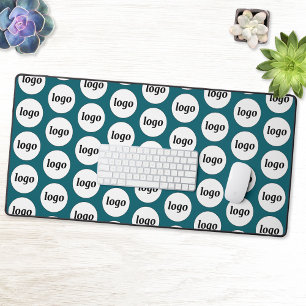Simple Logo Pattern Business Branding Promotional  Desk Mat