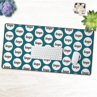 Simple Logo Pattern Business Branding Promotional  Desk Mat