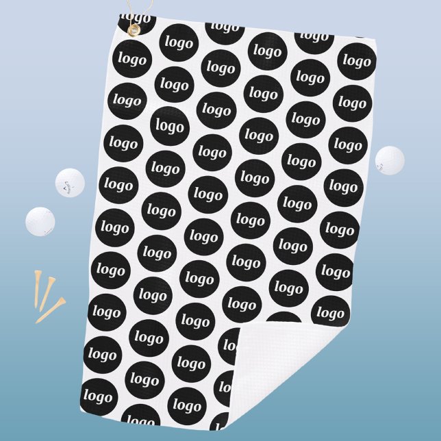 Simple Logo Pattern Business Promotional Golf Towel (Creator Uploaded)