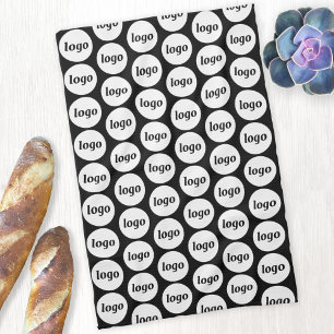 Simple Logo Pattern Business Promotional Tea Towel