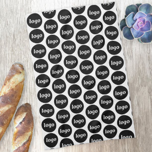 Simple Logo Pattern Business Promotional Tea Towel