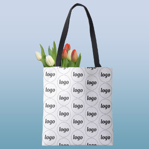 Simple Logo Pattern Business Promotional Tote Bag
