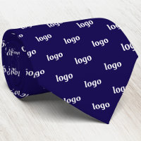Simple Logo Pattern Navy Blue Business