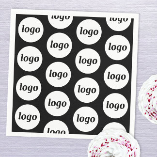 Simple Logo Pattern Promotional Business Napkin