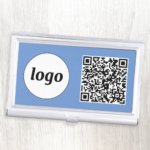 Simple Logo Promotional Business QR Code Business Card Holder